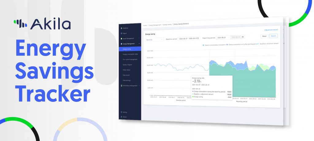 Akila Energy Savings Tracker platform image