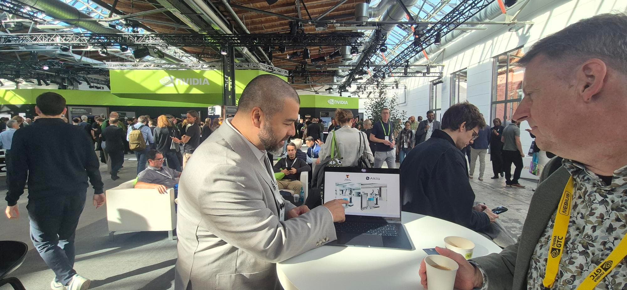 Mike at GTC with Miracle Automation