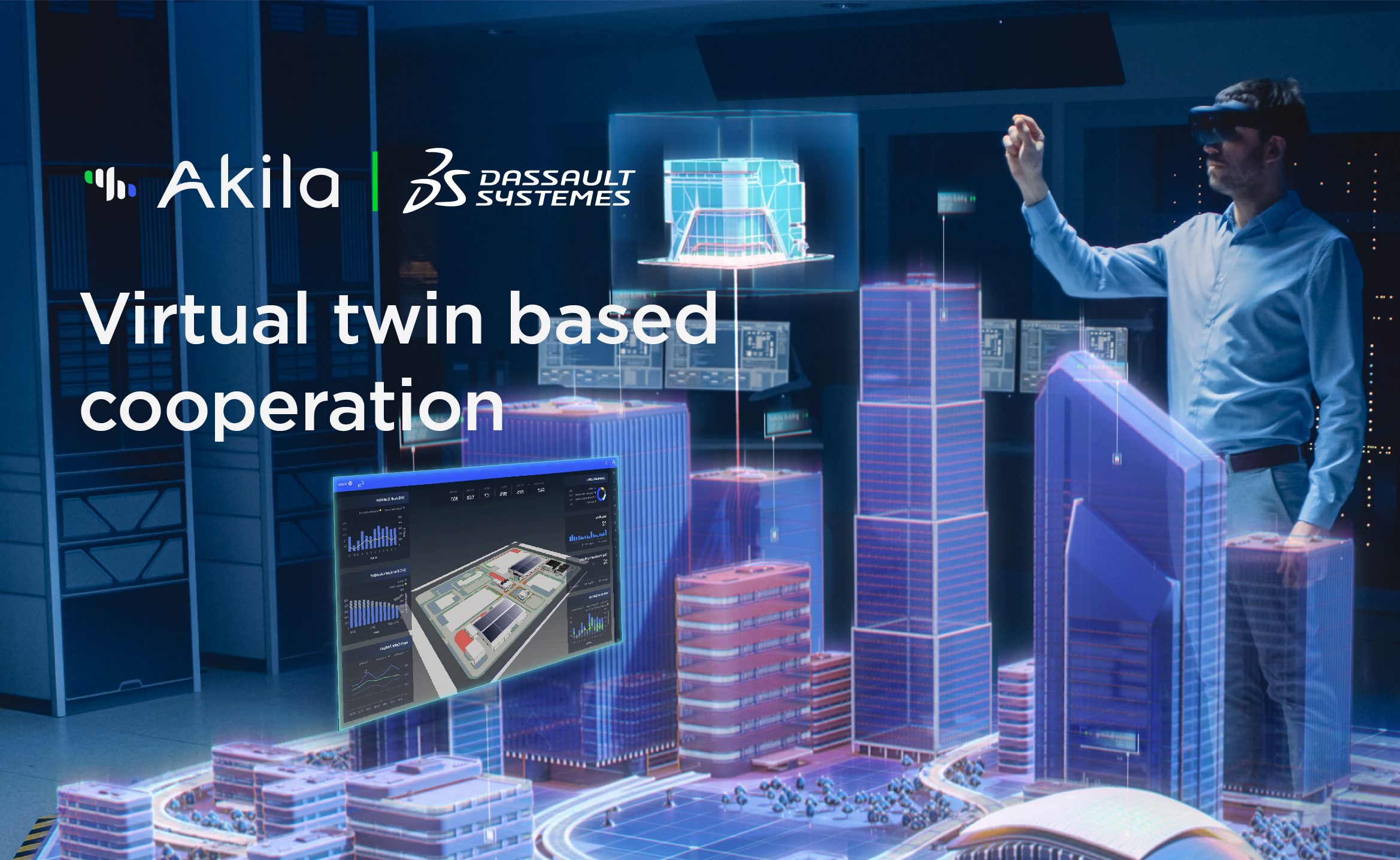 Akila 와 Dassault Systemes, 구축 환경 ESG 성능을 위한 가상 트윈 기반 협력을 발표