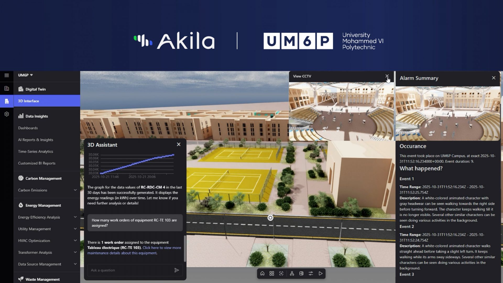 Akila and UM6P Build First Campus-Scale Digital Twin Using NVIDIA Omniverse and NVIDIA Metropolis