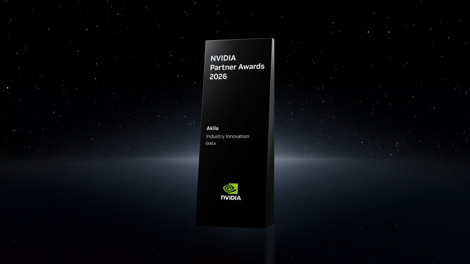 Akila EMEA receives the 2026 NVIDIA Industry Innovation Award