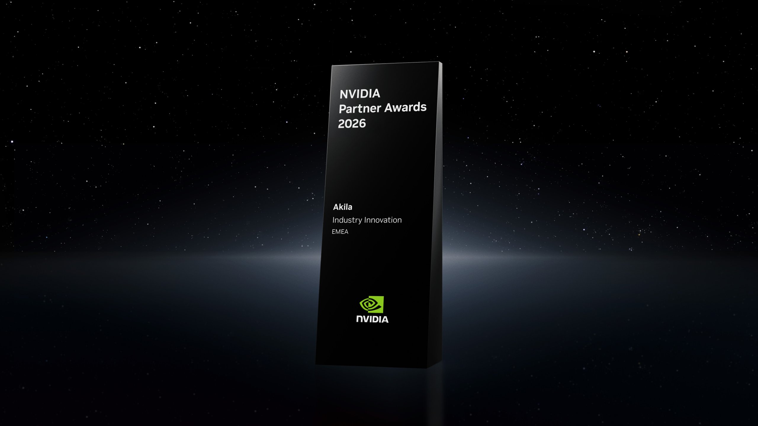 Akila EMEA receives the 2026 NVIDIA Industry Innovation Award