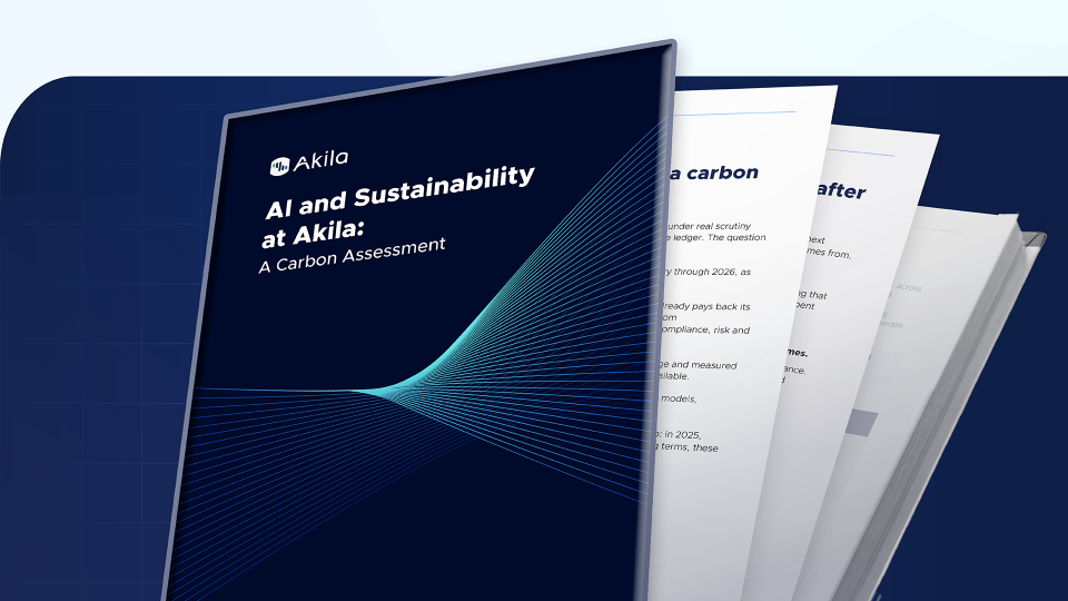 Whitepaper – AI and Sustainability at Akila: What the Carbon Numbers Show